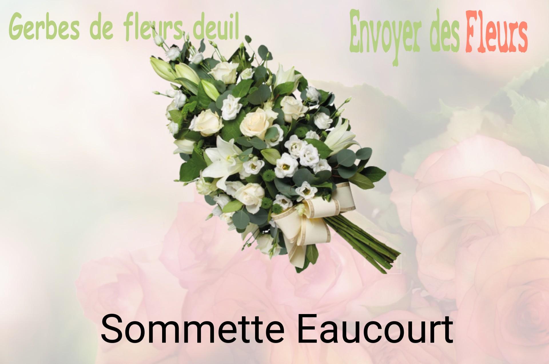 Gerbe de fleurs de deuil livrée à Sommette-Eaucourt